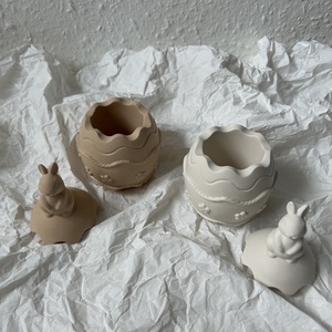 Nyuszis tojás dekor - otthon & életmód - dekoráció - dísztárgy - Meska.hu