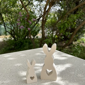 Szívecskés nyuszi dekor - otthon & életmód - dekoráció - dísztárgy - Meska.hu