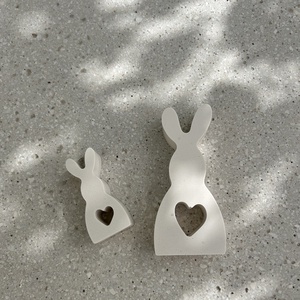 Szívecskés nyuszi dekor - otthon & életmód - dekoráció - dísztárgy - Meska.hu