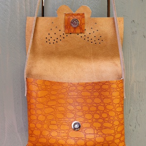 Válltáska - retro bőr - táska & tok - kézitáska & válltáska - vállon átvethető táska - Meska.hu