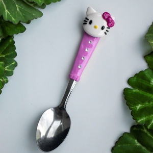 Hello Kitty kiskanál - otthon & életmód - konyhafelszerelés, tálalás - tálalás - kanál & villa - Meska.hu