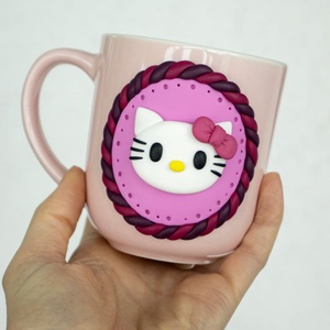 Hello Kitty bögre - otthon & életmód - konyhafelszerelés, tálalás - tálalás - bögre & csésze - Meska.hu