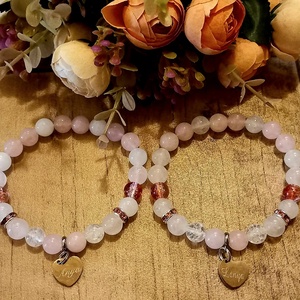 Anya-lánya ásványkarkötő páros - Meska.hu