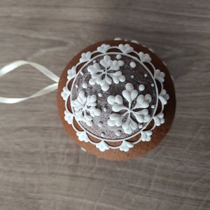 Mézeskalács Gömb akasztóval - otthon & életmód - dekoráció - dísztárgy - Meska.hu