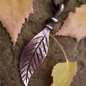 Levél medál 1. - Meska.hu