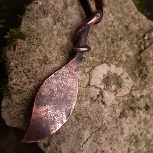 Levél medál 1. - ékszer - nyaklánc - medál - Meska.hu