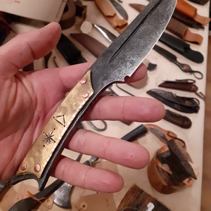 kés1., Otthon & Életmód, Konyhafelszerelés, tálalás, Sütés, főzés, Kés & Késtartó, Kovácsoltvas, MESKA