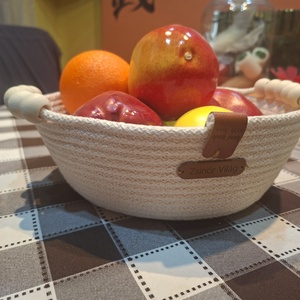 Zsinór kos�rka  - otthon & életmód - tárolás & rendszerezés - tárolókosár - Meska.hu