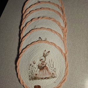 Husv�ti poháralátét . - otthon & életmód - konyhafelszerelés, tálalás - tálalás - tányér- és poháralátét - Meska.hu