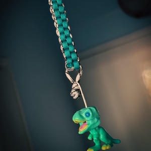 Jurassic World paracord kulcstartó, Táska & Tok, Kulcstartó & Táskadísz, Kulcstartó, Csomózás, Fonás (csuhé, gyékény, stb.), MESKA