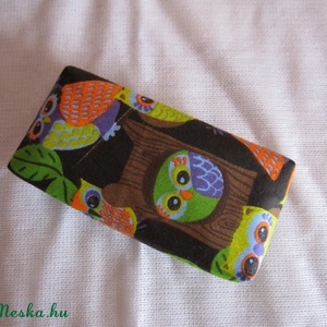 Baglyos vidám  textil zsepitartó -  - Meska.hu
