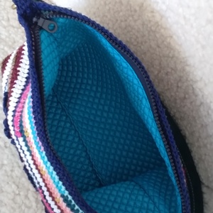 Színes, Miu Miu stílusú horgolt táska - táska & tok - kézitáska & válltáska - kézitáska - Meska.hu