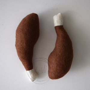 Gyapjúfilc csirkecomb, Játék & Sport, Szerepjáték, Varrás, MESKA