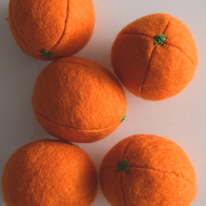Gyapjúfilc citrusok, Játék & Sport, Szerepjáték, Varrás, MESKA