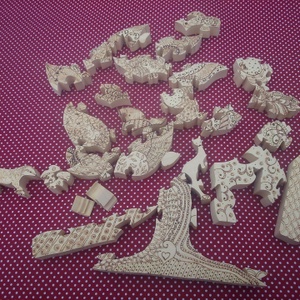 mesefa puzzle fából készített kirakó -  - Meska.hu