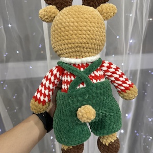 Horgolt rénszarvas plüss - játék & sport - plüssállat & játékfigura - más figura - Meska.hu