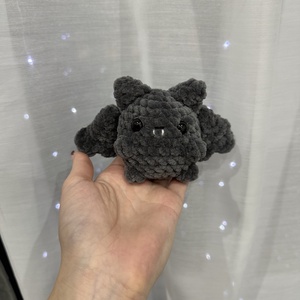 Horgolt Denevér Plüss, Játék & Sport, Plüssállat & Játékfigura, Denevér, Horgolás, MESKA