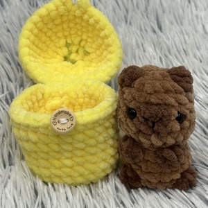 Horgolt capybara citromban, Játék & Sport, Plüssállat & Játékfigura, Más figura, Horgolás, MESKA