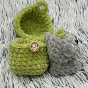 Horgolt mini koala �tojásban - játék & sport - plüssállat & játékfigura - más figura - Meska.hu