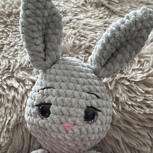 Horgolt balerina nyuszi plüss - játék & sport - plüssállat & játékfigura - nyuszi - Meska.hu