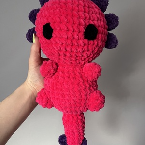 Horgolt axolotl - Meska.hu