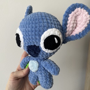 Horgolt plüss stitch - játék & sport - plüssállat & játékfigura - más figura - Meska.hu