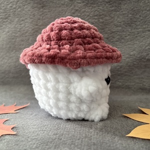 Horgolt gomba  - játék & sport - plüssállat & játékfigura - plüss zöldség, gyümölcs - Meska.hu