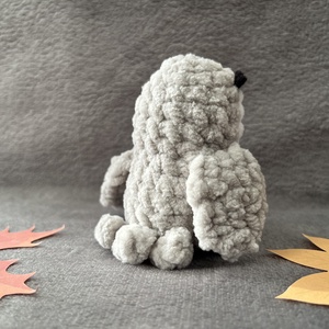 Horgolt bagoly szürke - játék & sport - plüssállat & játékfigura - bagoly - Meska.hu Horgolt bagoly szürke - játék & sport - plüssállat & játékfigura - bagoly - Meska.hu