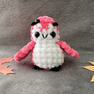 Horgolt bagoly rózsaszín, Játék & Sport, Plüssállat & Játékfigura, Bagoly, Horgolás, MESKA