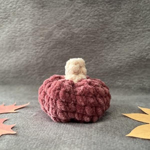 Horgolt tök mályva, Kellékek & szerszámok, Dekorációs kellékek, Őszi dekor, Őszi dekortök, Horgolás, MESKA