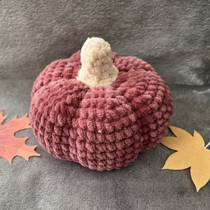 Horgolt tök mályva, Kellékek & szerszámok, Dekorációs kellékek, Őszi dekor, Őszi dekortök, Horgolás, MESKA