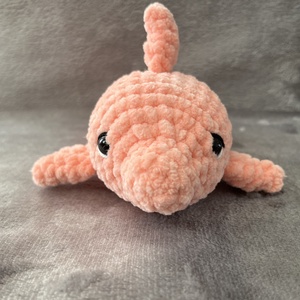 Horgolt delfin - játék & sport - plüssállat & játékfigura - más figura - Meska.hu