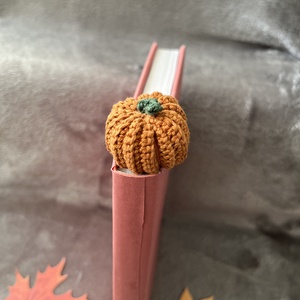 Horgolt könyvjelző tök, Könyv & Zene, Könyvjelző, Horgolás, MESKA