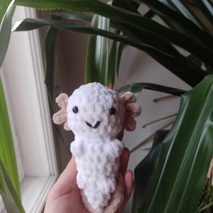 axolotl plüss - játék & sport - plüssállat & játékfigura - plüss mesefigurák - Meska.hu