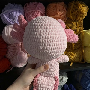 horgolt axolot - játék & sport - plüssállat & játékfigura - plüss mesefigurák - Meska.hu