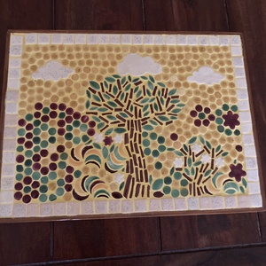 Kerámia mozaik kép, Művészet, Szobor, Kerámia, Kerámia, MESKA