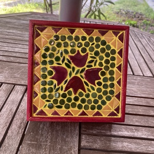 Mozaik ékszerdoboz , Kellékek & szerszámok, Dekorációs kellékek, Mozaik, , MESKA