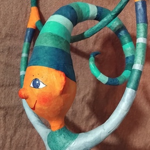 Függeszkedő manó - otthon & életmód - dekoráció - fali és függő dekoráció - függődísz - Meska.hu