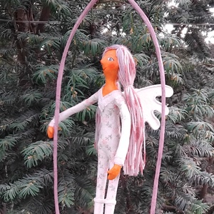 Vidám tündér, Otthon & Életmód, Dekoráció, Fali és függő dekoráció, Függődísz, Papírművészet, MESKA