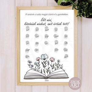 Pedagógus búcsú ajándék, Esküvő, Emlék & Ajándék, Nászajándék, Esküvői pénzátadó képkeret, Fotó, grafika, rajz, illusztráció, MESKA