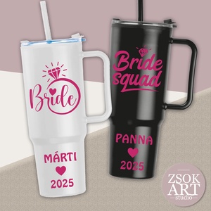 Lánybúcsú tumbler , Otthon & Életmód, Konyhafelszerelés, tálalás, Italos kellékek, Kulacsok, , MESKA