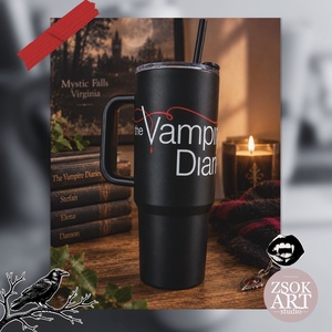 Tumbler - The Vampire Diaries, Otthon & Életmód, Konyhafelszerelés, tálalás, Italos kellékek, Kulacsok, , MESKA