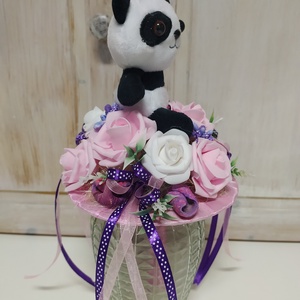 Pandás csokor - otthon & életmód - dekoráció - Meska.hu