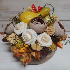 Őszi asztaldísz tökkel - otthon & életmód - dekoráció - asztal és polc dekoráció - asztaldísz - Meska.hu Őszi asztaldísz tökkel - otthon & életmód - dekoráció - asztal és polc dekoráció - asztaldísz - Meska.hu