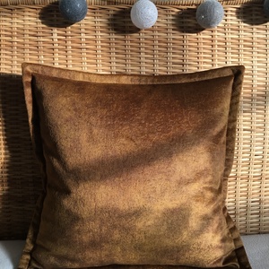 Óarany, oxford stílusú díszpárnahuzat - otthon & életmód - lakástextil - párna & párnahuzat - díszpárnahuzat - Meska.hu