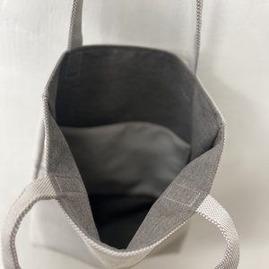 Szürke gyapjú tote bag - táska & tok - kézitáska & válltáska - válltáska - Meska.hu