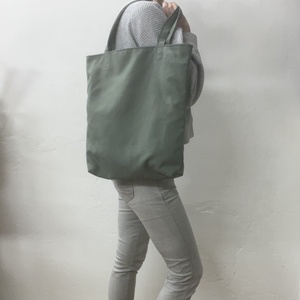 Zöld tote bag - táska & tok - kézitáska & válltáska - válltáska - Meska.hu