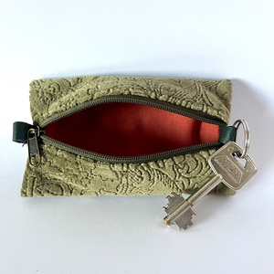 Zöld kulcstartó, Táska & Tok, Kulcstartó & Táskadísz, Kulcstartó, Varrás, MESKA