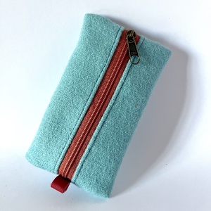 Kék gyapjú kulcstartó - táska & tok - kulcstartó & táskadísz - kulcstartó - Meska.hu