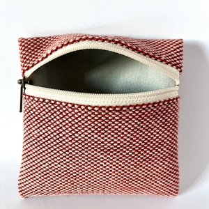 Piros gyapjú pénztárca, Táska & Tok, Pénztárca & Más tok, Aprópénztartó, , MESKA